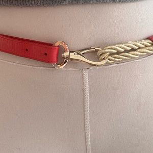 Stylish Red/ Gold belt